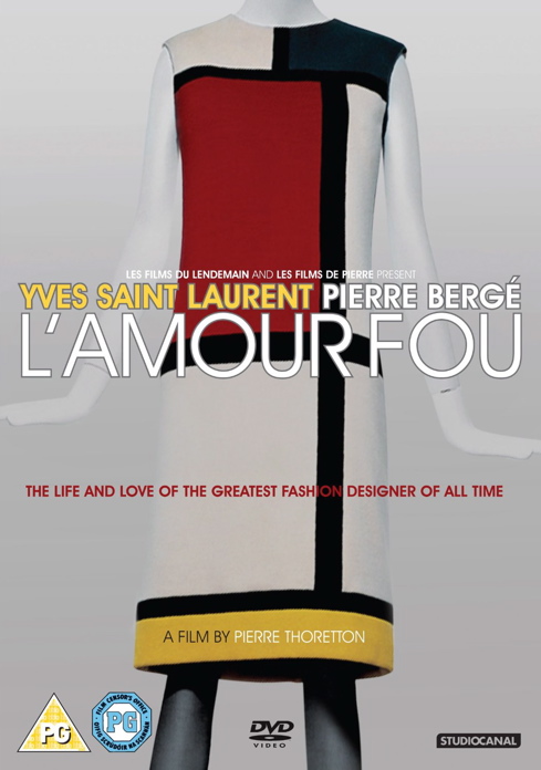 dvd yves saint laurent pierre bergé l amour fou